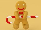 thee-ei Gingerbread Man TeaInfuser Silicone Hikalimedia