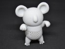 thee-ei Koala Tea Infuser, lichtgrijs, silicone; 68/42/90mm