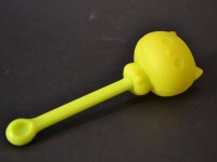 thee-ei lepel Kat geel, silicone; 123/45/33mm