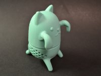 thee-ei Kat pastelmintgroen; silicone; 40/72mm