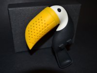 thee-ei Toucan; silicone; 80x95x25mm